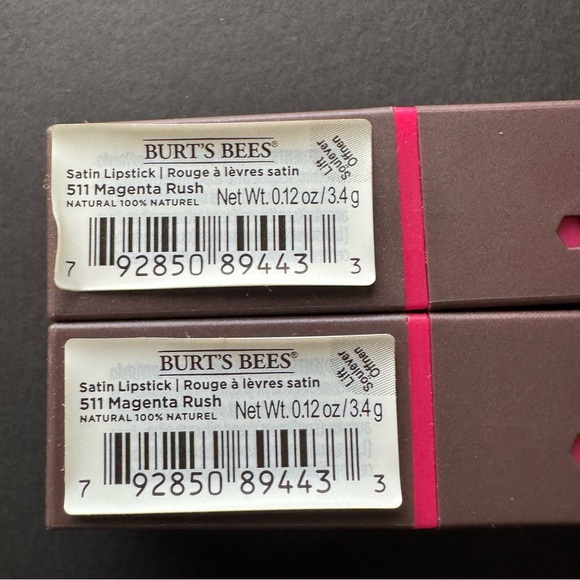 Burt's Bees Satin Lipstick in Magenta Rush - Picture 4 of 12